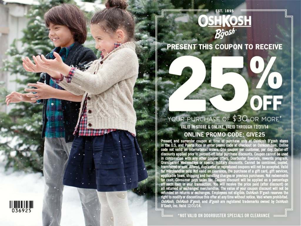 OshKosh B’gosh holiday
