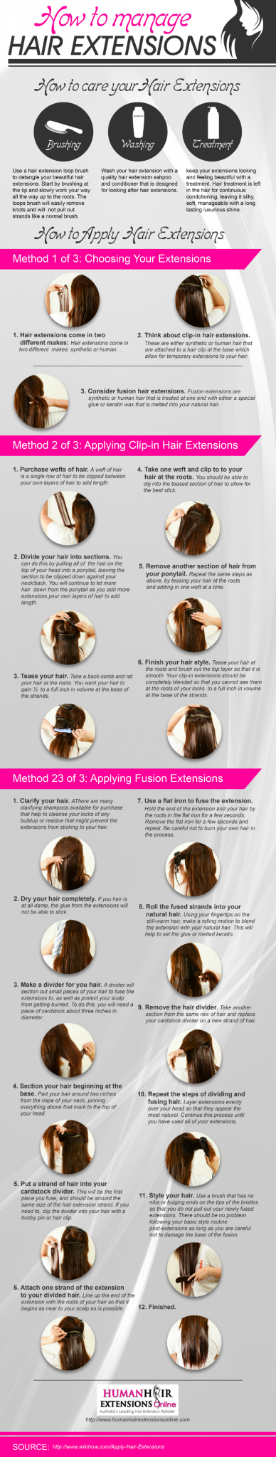 How to manage Hair Extensions