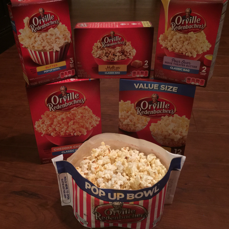 Orville Popcorn selections