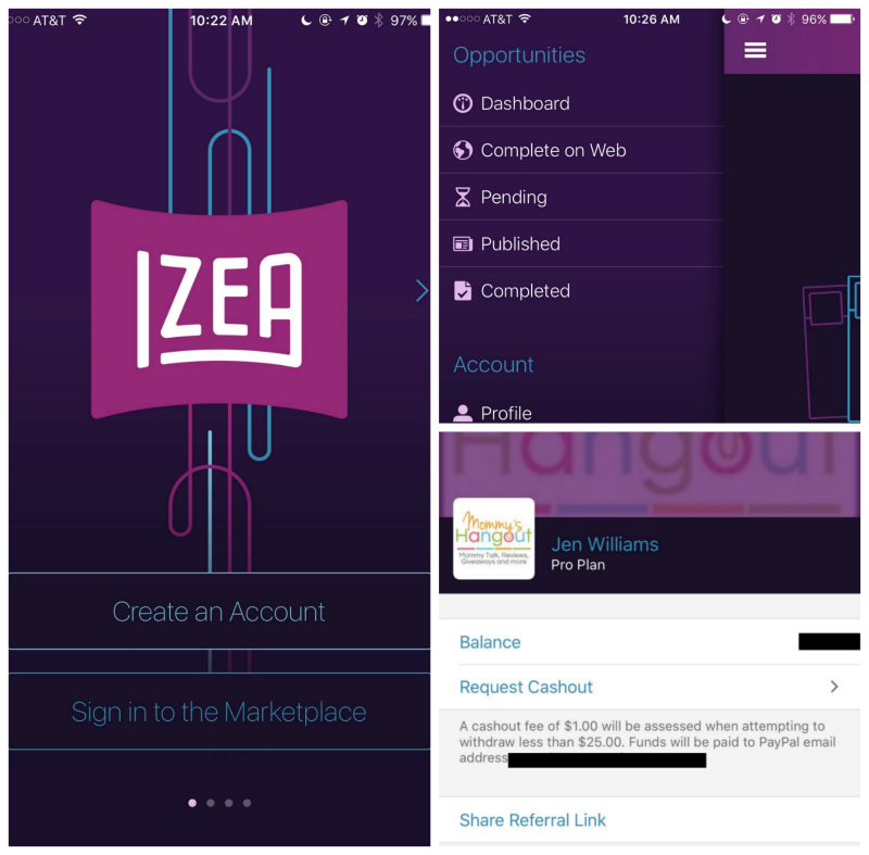 Izea Iphone App